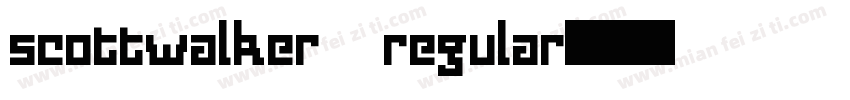 scottwalker regular字体转换